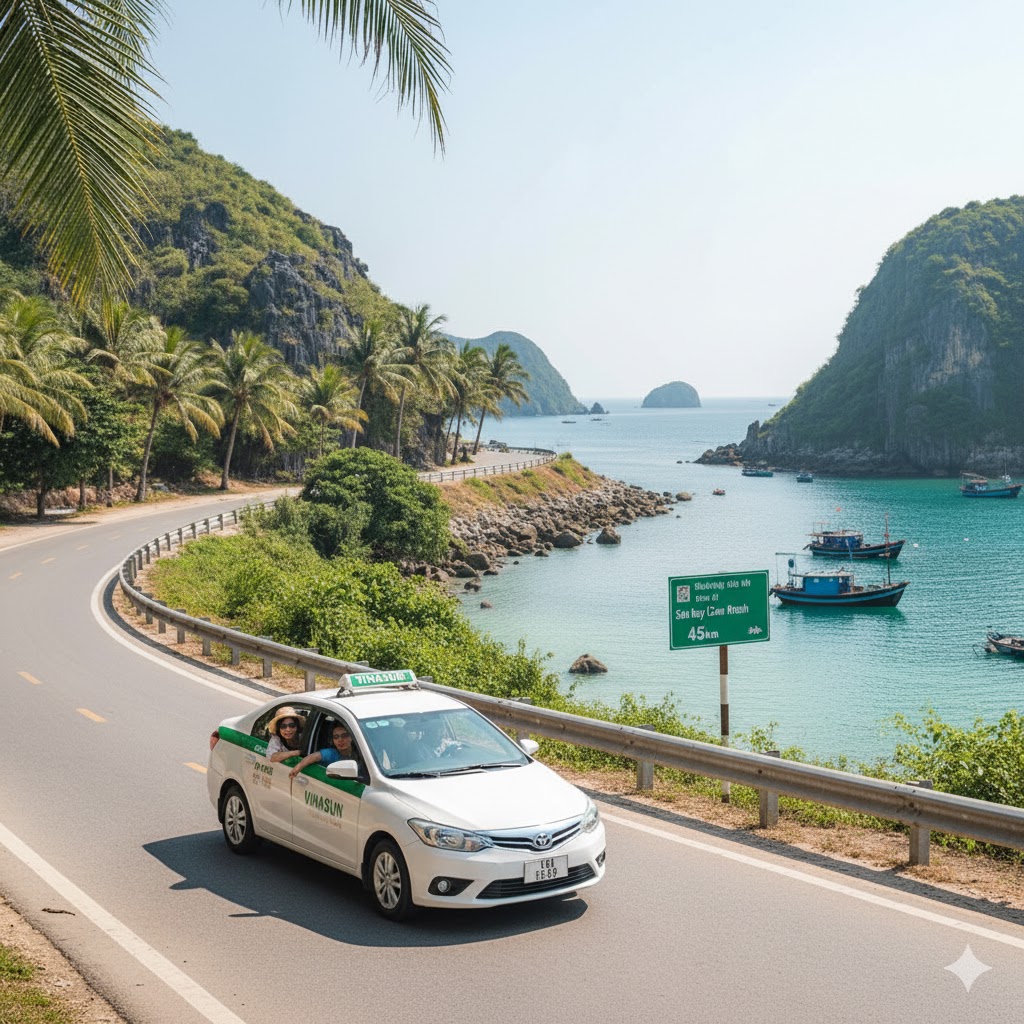 Taxi Vĩnh Hy đi sân bay Cam Ranh giá rẻ